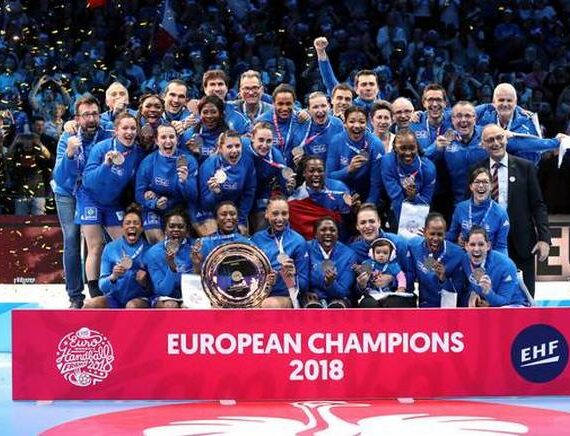 L'équipe de France féminine de handball championne d’Europe 2018