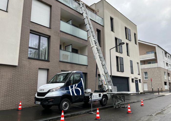 Déménagement à Houilles d'un appartement avec monte-meubles