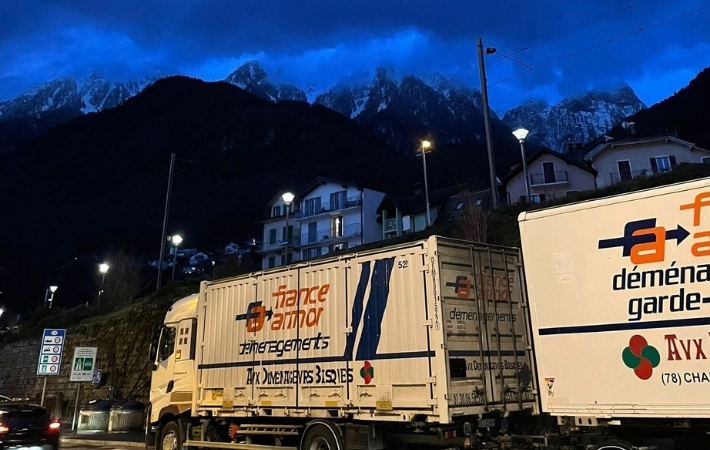 Déménagement de particulier à l'international (Montreux)