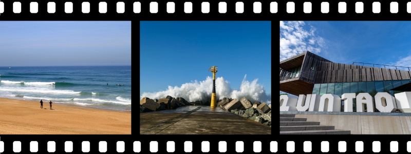 Vues d’Anglet et de son littoral